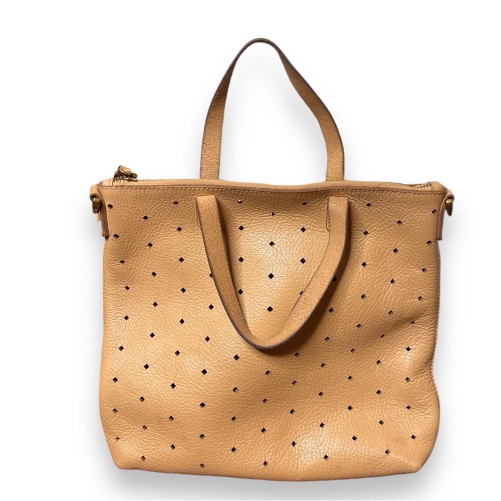 Madewell Mini Transport Perforated Leather Crossbody Bag